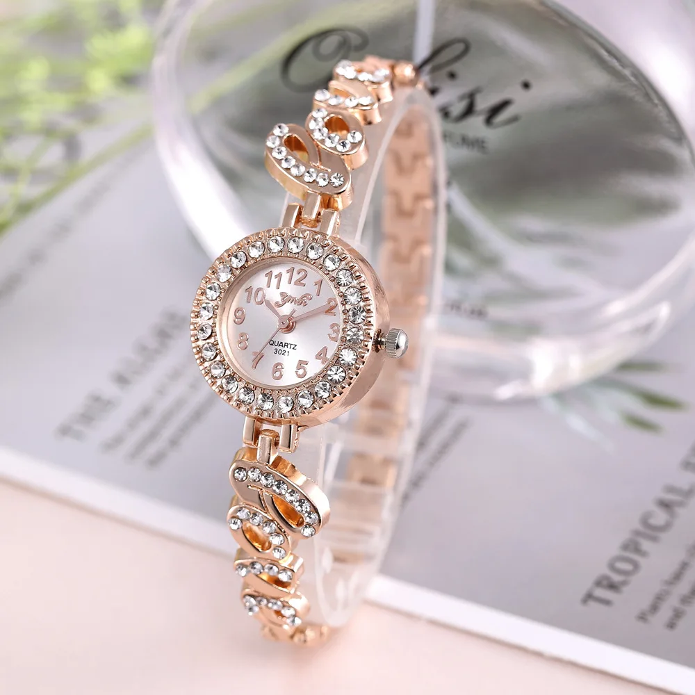 

Women Wristwatch Fashion Luxury Rhinestone Watch Quartz Watches Mujer Ladies Analog Bracelet Clock Unique Relojes zegarek damski