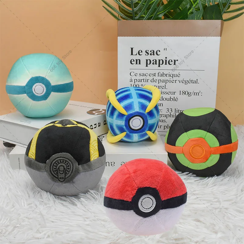 Pocket Monster Dusk Ball Beast Ball Strange Ball Hisuian Ultra Ball Toys Soft Stuffed Toys For Kid
