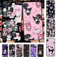 bandai cute cartoon kuromi rabbit phone case for samsung a51 01 50 71 21s 70 31 40 30 10 20 s e 11 91 a7 a8 2018