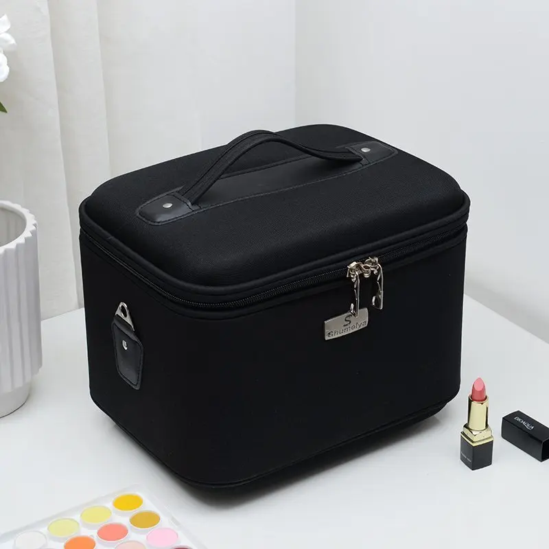 

Waterproof nylon cosmetic case, multi-layer cosmetic bag, large capacity storage and sorting bag, portable women's bag