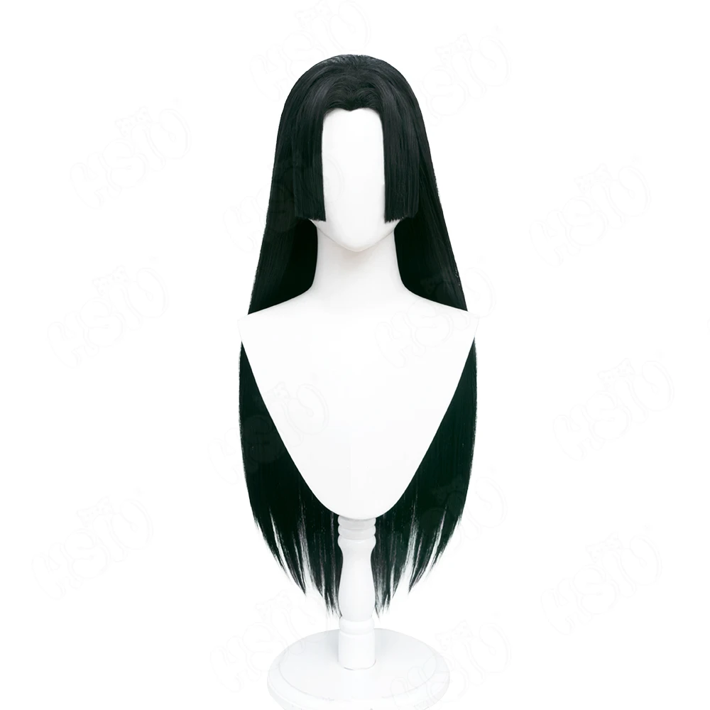 

Парик для косплея аниме Boa Hancock, парик для косплея, длинные черные прямые термостойкие синтетические волосы, парик с шапочкой