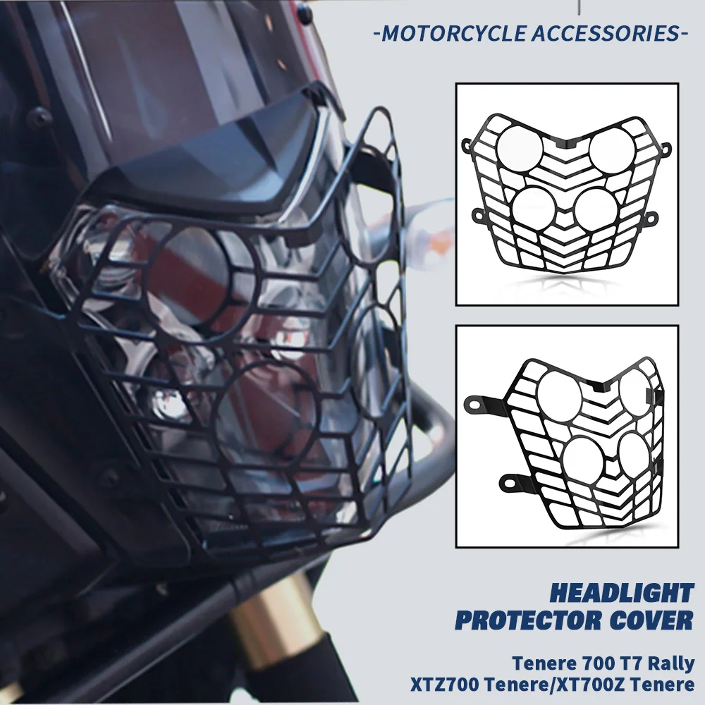 

Motorcycle Headlight Protector cover grill guard FOR Yamaha T7 Tenere 700 Rally 2019 2020 2021 Accessories XTZ700 XT700Z T 7