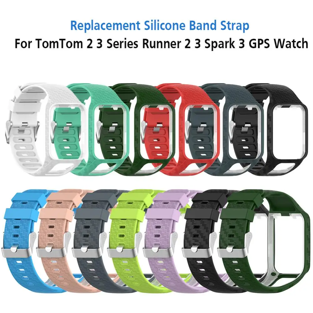 

NEW Replacement Silicone Band Strap For Runner 2 / 3 Spark/3 Sport GPS Watch Band Strap For Runner Strap Wristband
