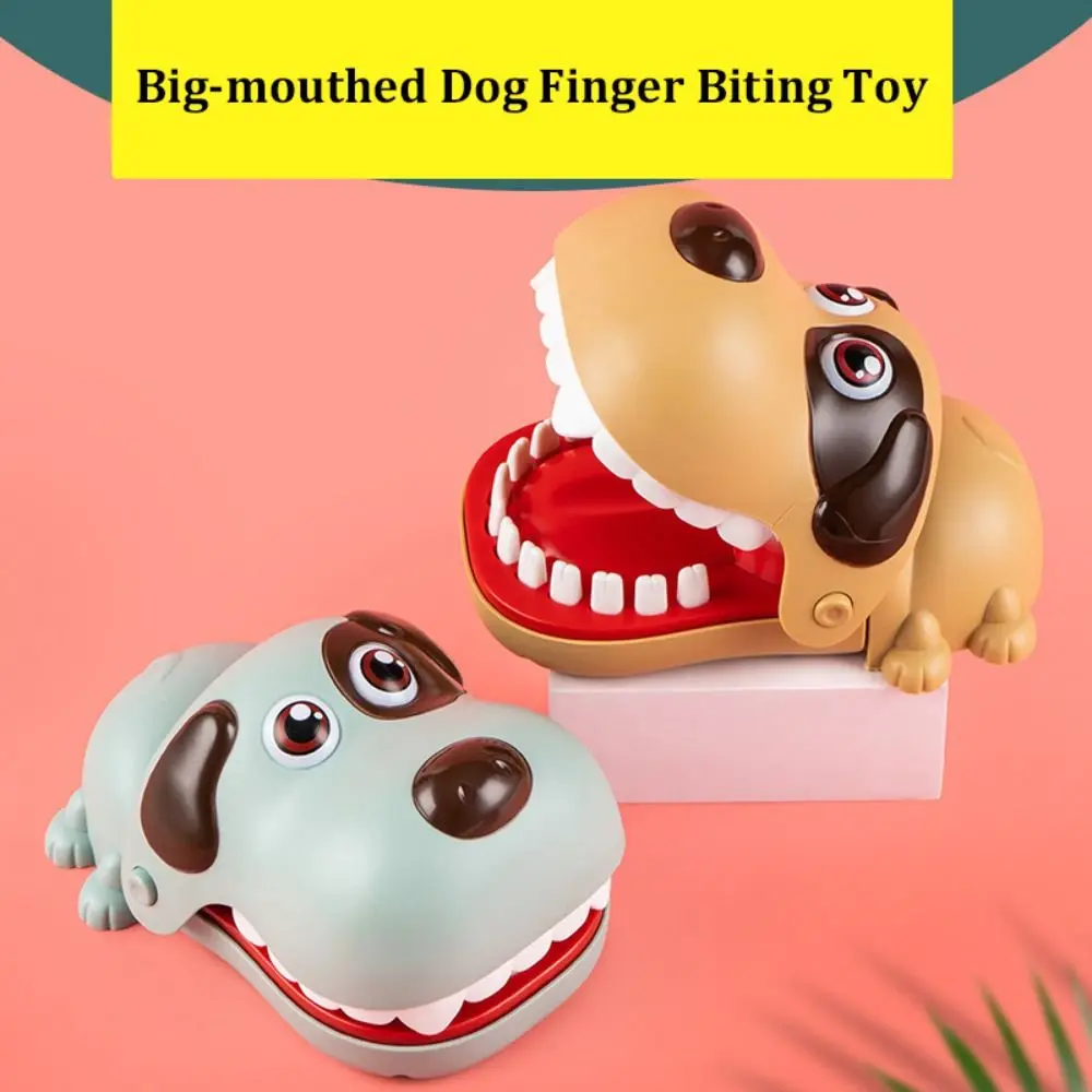 Милые забавные игрушки с зубами собаки интерактивные обучающие игры для сбора