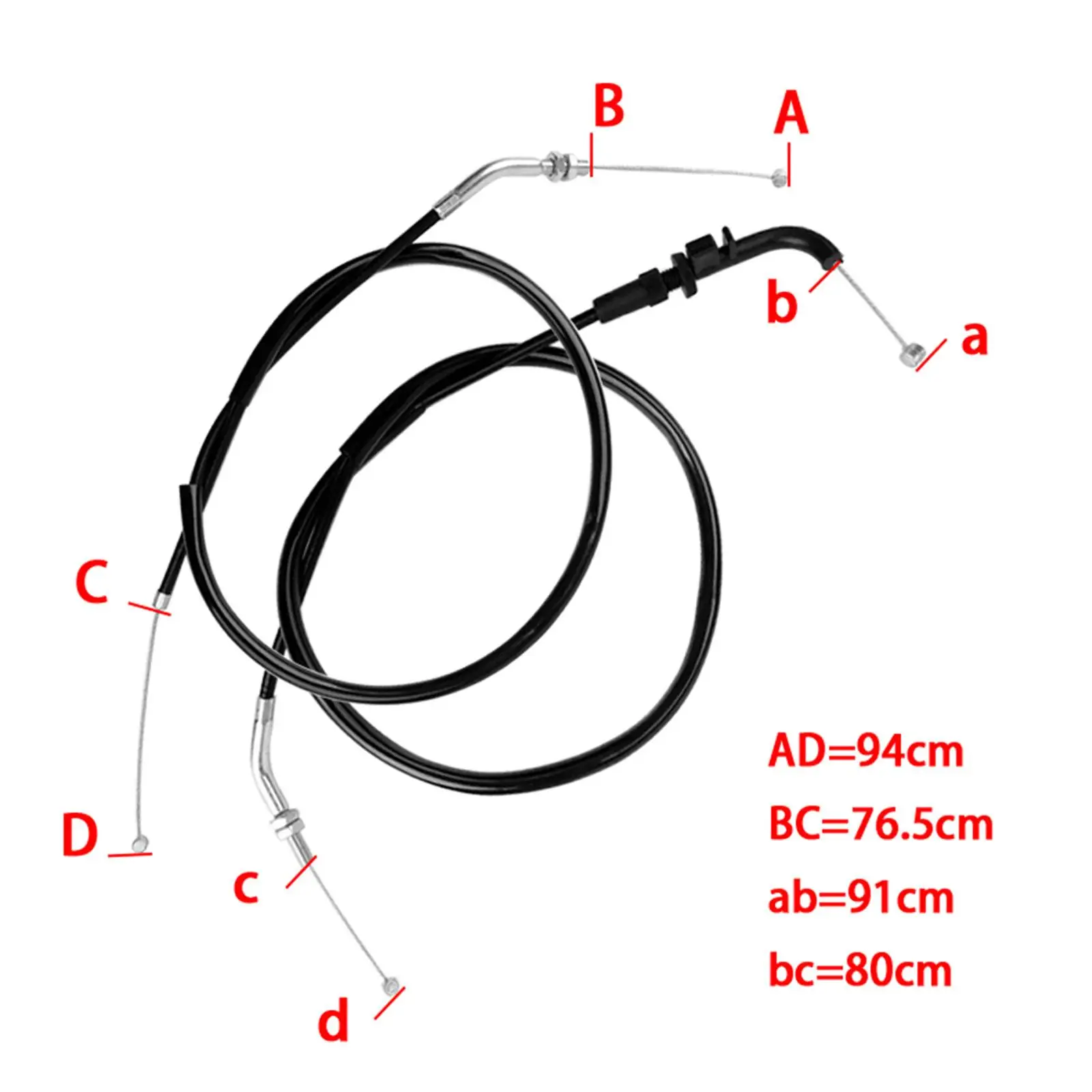 Трос дроссельной заслонки управления заслонкой Сверхмощная прямая замена