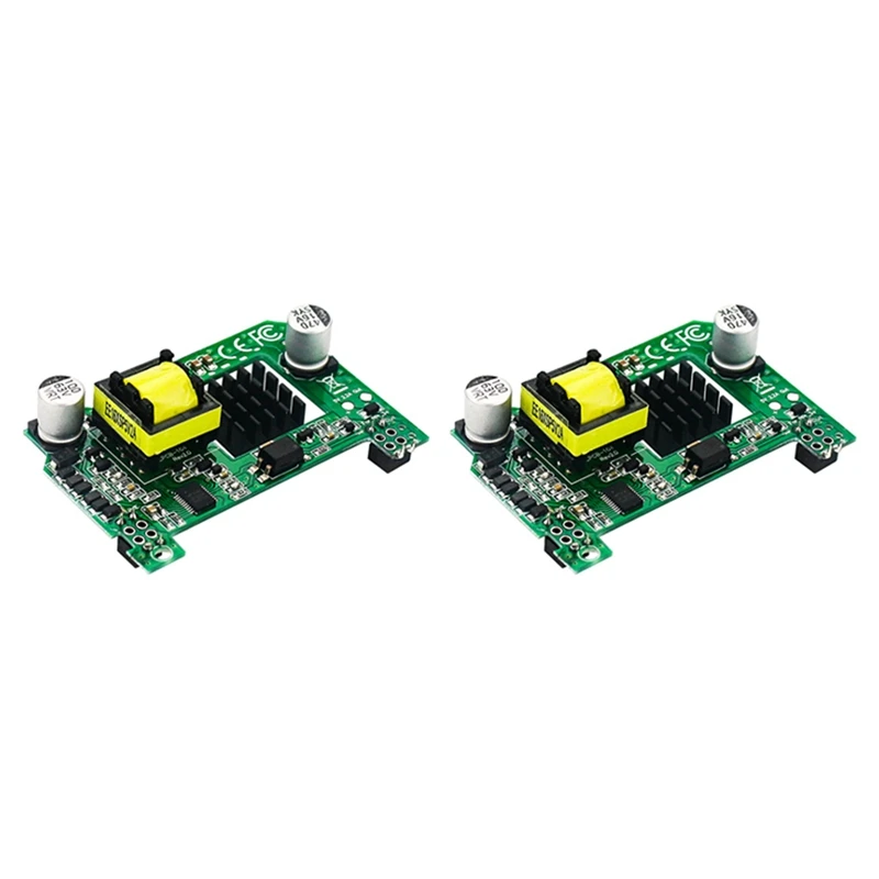 

2 шт. для Raspberry Pi Poe HAT 5 в 2 А, колпачок с активным питанием через Ethernet с радиатором для Raspberry Pi 4 Model B/3B +