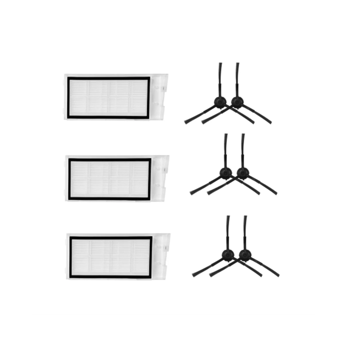 

Side Brush Hepa Filter Replacement Accessories for Xclea H30 / H40 / PLUS QYSDJ01 Robot Vacuum Cleaner