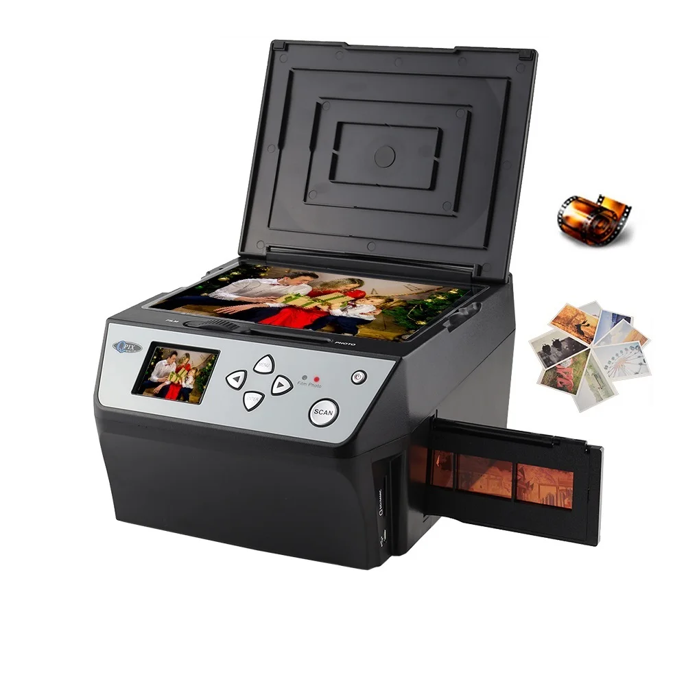 

2022 22 Mega Pixels 4 in 1 COMBO Photo and Digital Film Scanner 135 Negative Converter Photo 35 mm Film Scanner Business Card