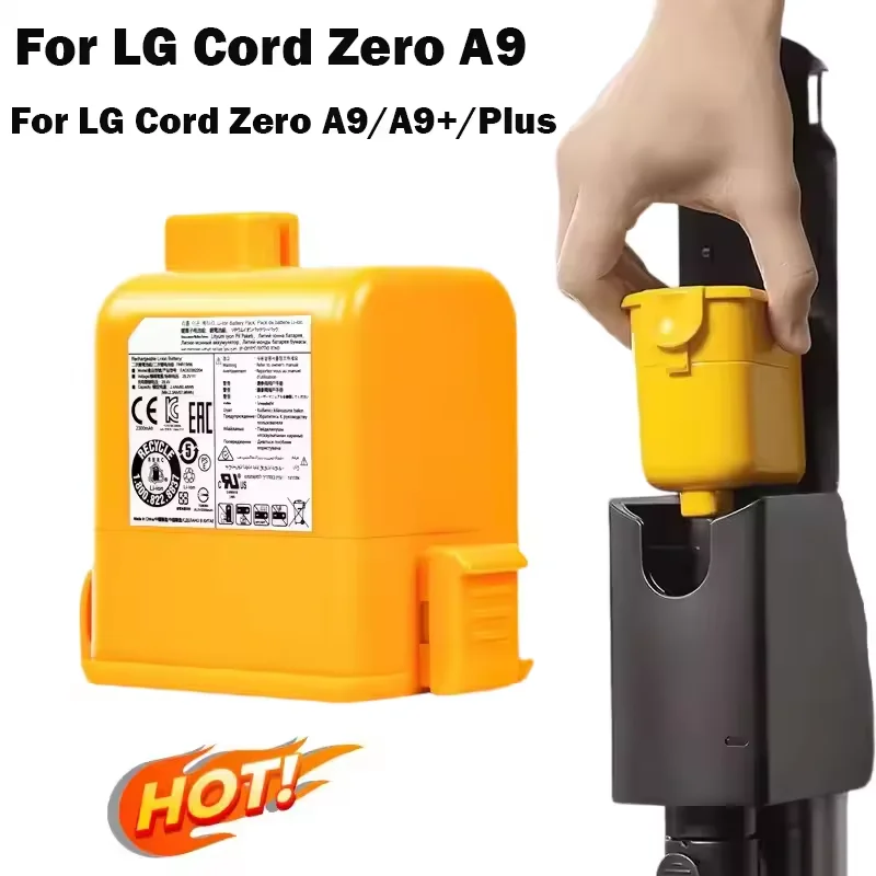 НОВЫЙ аккумулятор EAC63382208 EAC63758601 для LG Cord Zero A9 Plus A9 Max A9K Pro A9M A9MASTER2X A9MULTI A9MULTI2X A9PETNBED LG A906SM (art.: 3920d83f47dfe) - 3920d83f47dfe