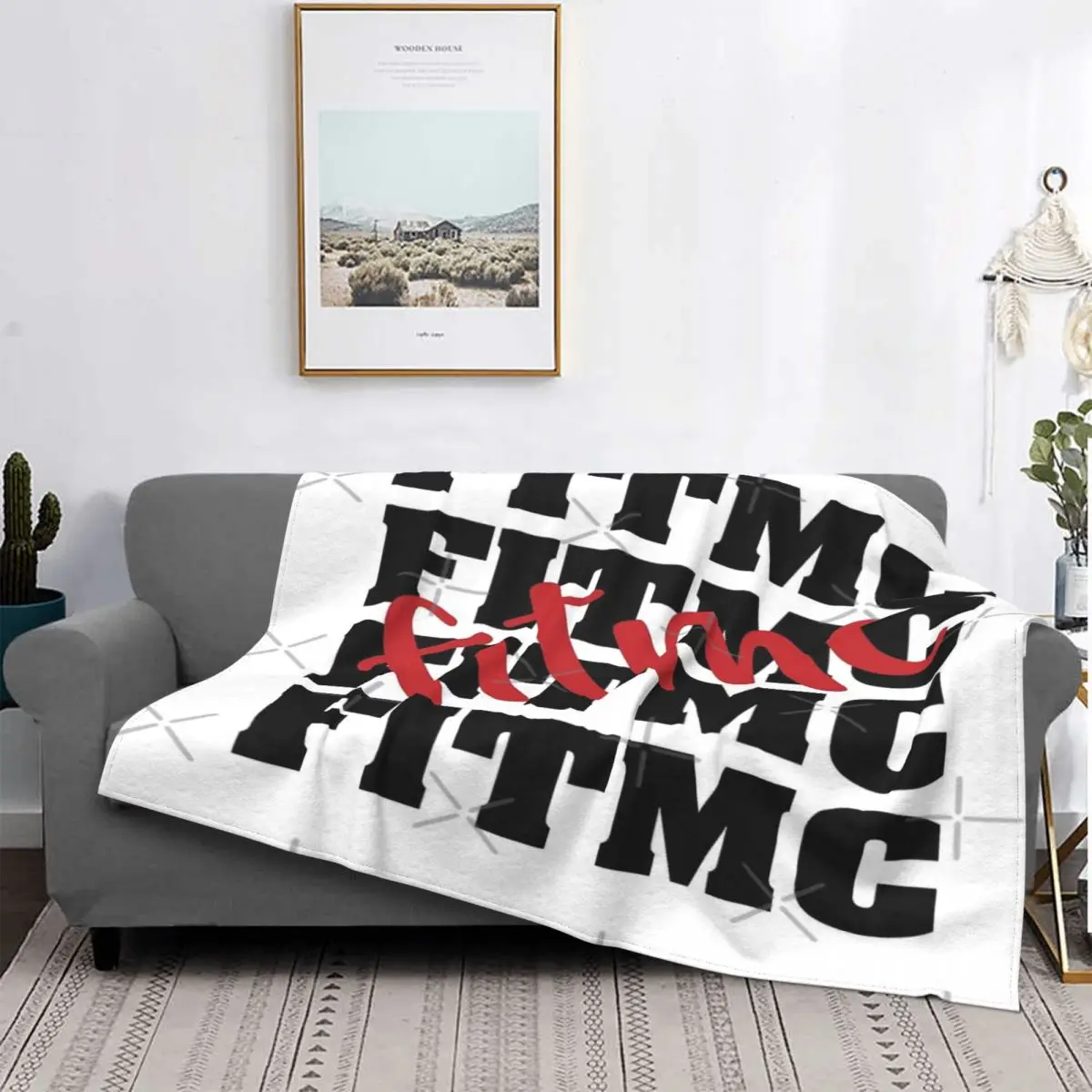 

Fitmc-Manta de Display a quadros para cama, colcha para sofha, 135, Kawaii