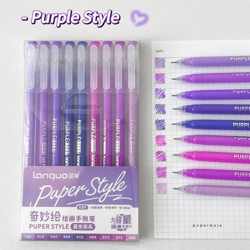 

Комплект из 9 гелевых ручек Morandi