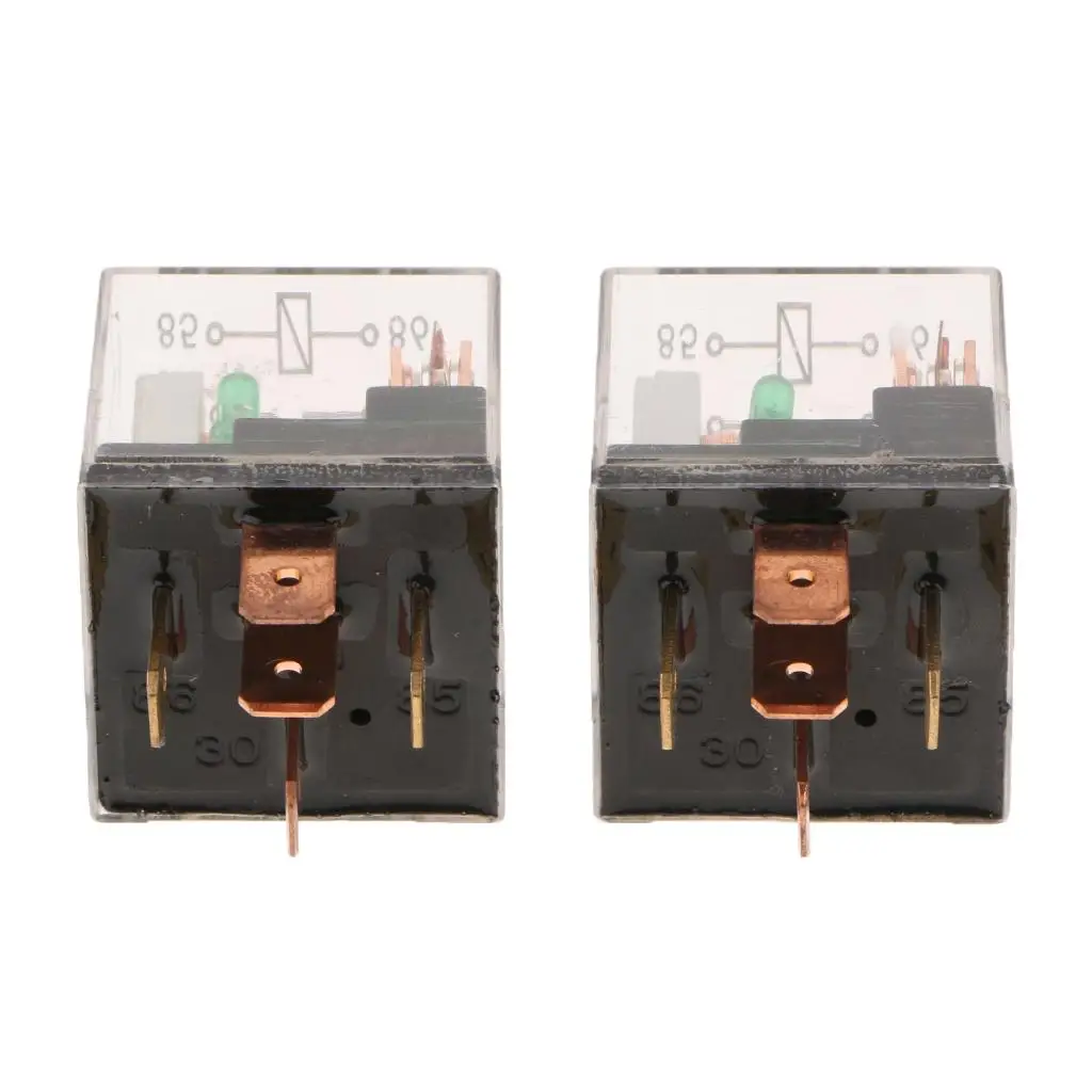 

2 Pieces 100A 12VDC Automotive Changeover Switch 5Pin Relay