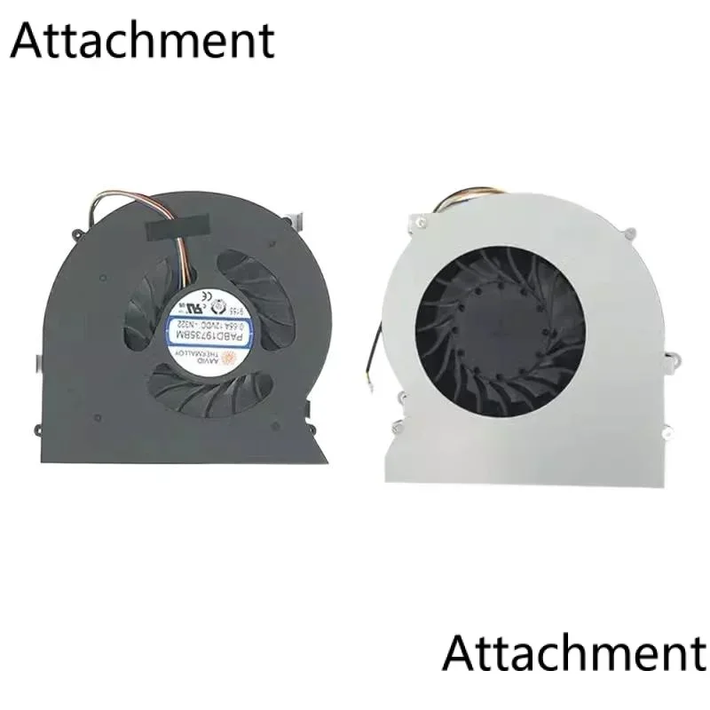 Новый вентилятор охлаждения процессора для MSI GT62 GT62VR MS-16L1 MS-16L2 MS-16L3 6RD 6RE 7RE N322 N395 N408