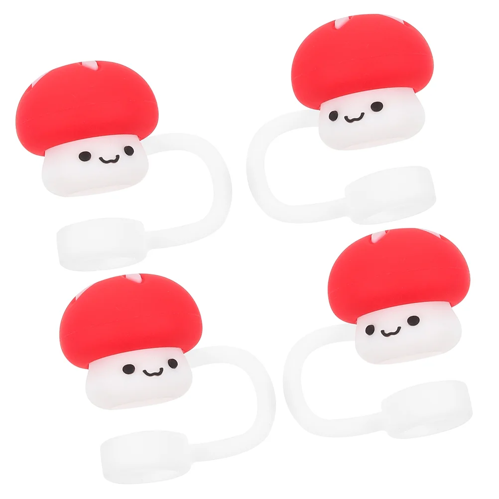 4 шт. маленькая соломенная пробка в виде гриба аксессуары для стаканов крышки