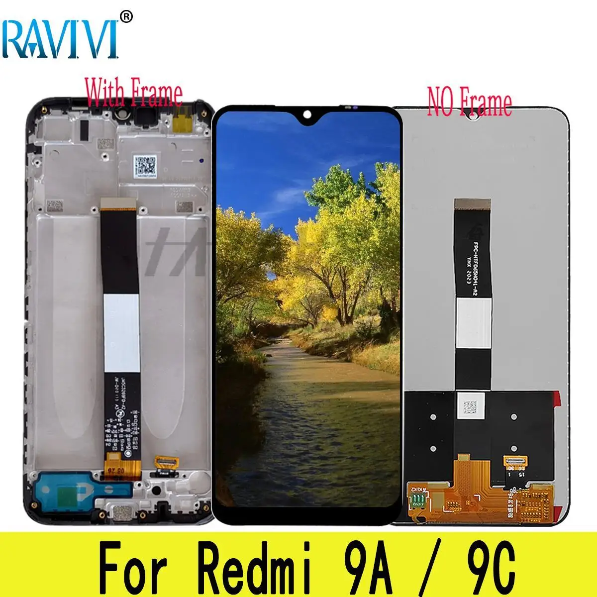 

6.53" 9A LCD For Xiaomi Redmi 9C LCD Display Touch Screen Tested Digitizer Assembly With Frame For Redmi 9A