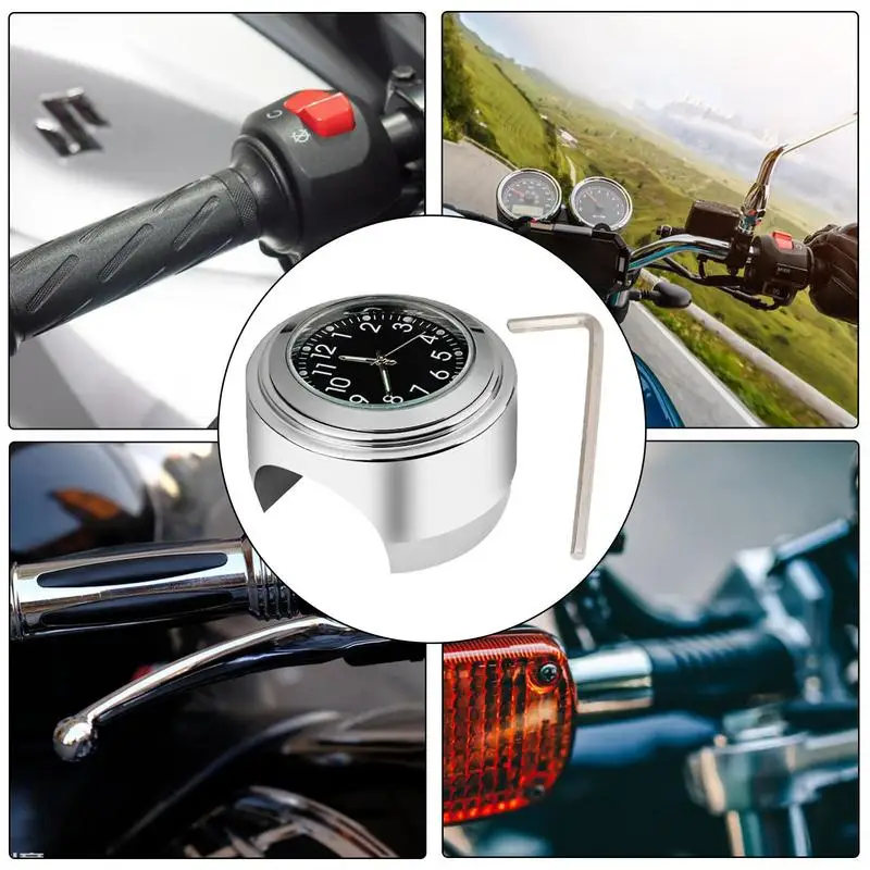 Водонепроницаемые часы на руль мотоцикла