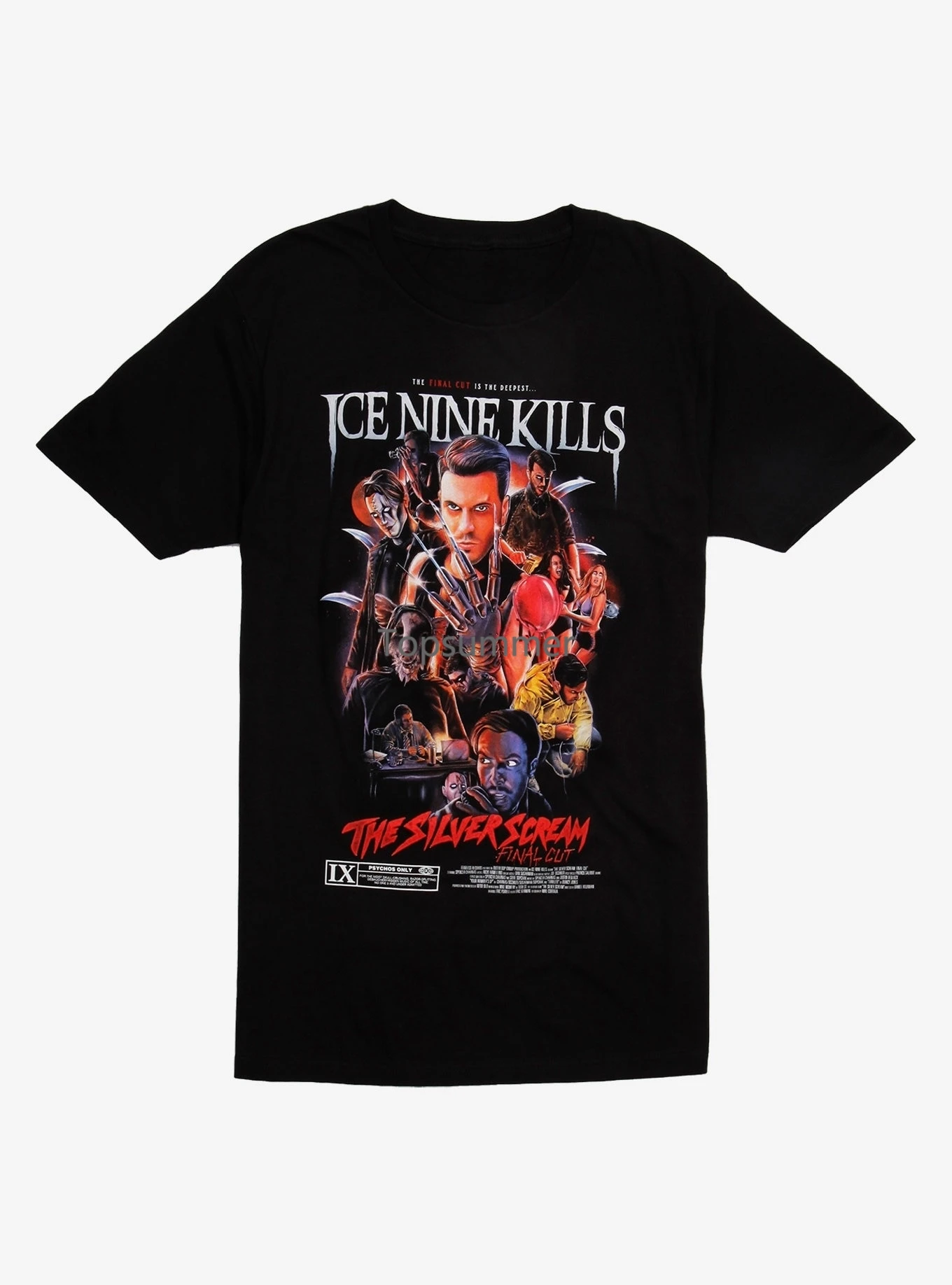

Ice Nine Kills The Silver Scream Movie Poster T-Shirt
