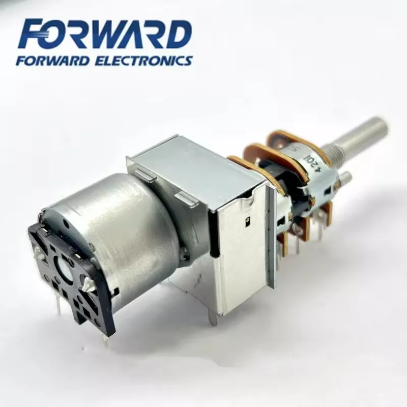 1 шт. четырехслойный одноконтурный поворотный потенциометр RK163 50KA×4 16Pin с