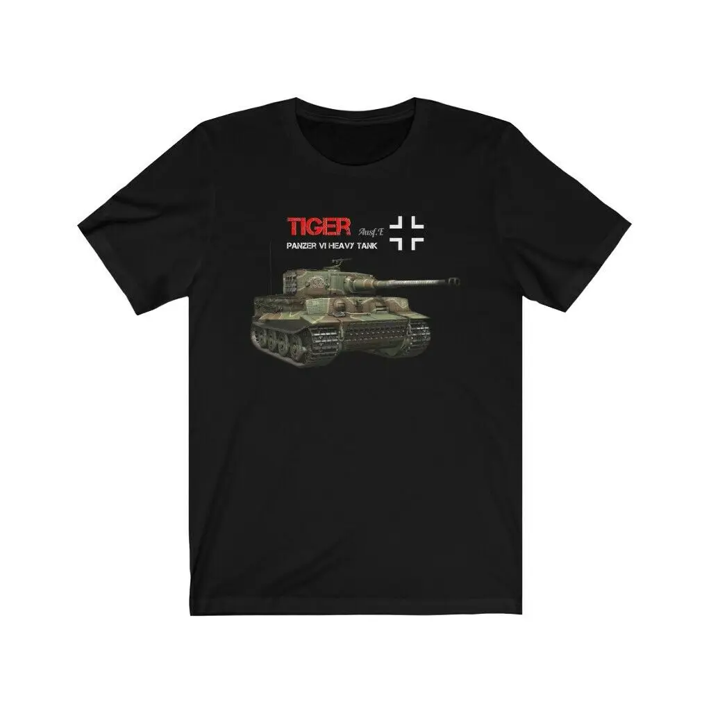 

Wehrmacht Panzer WWII German Tiger I Heavy Tank T-Shirt. Premium Cotton Short Sleeve O-Neck Mens T Shirt New S-3XL