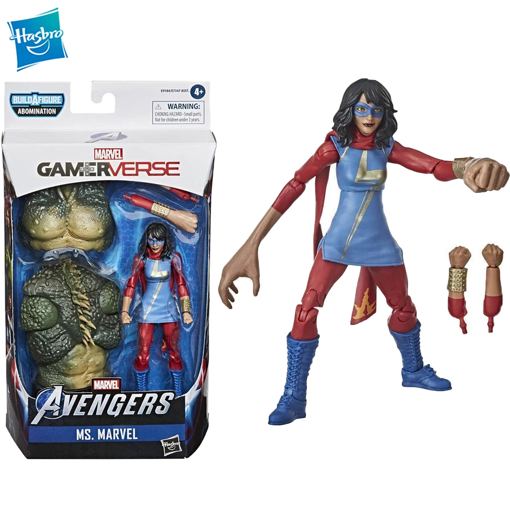 

[In Stock] Hasbro Marvel Legends Series Ms. Marvel No Build-A-Figure Part 6-Inch Action Figure Mdoel Toys Gift E9184