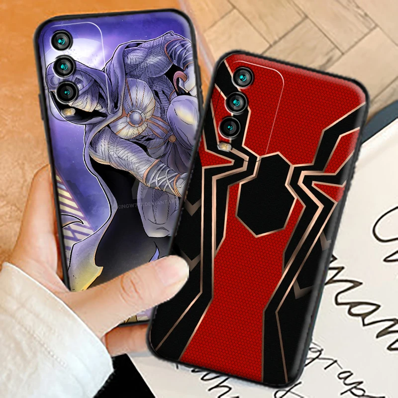 

Marvel Iron Man Phone Cases For Xiaomi Redmi 9AT 9 9T 9A 9C Redmi Note 9 9 Pro 9S 9 Pro 5G Soft TPU Funda Carcasa