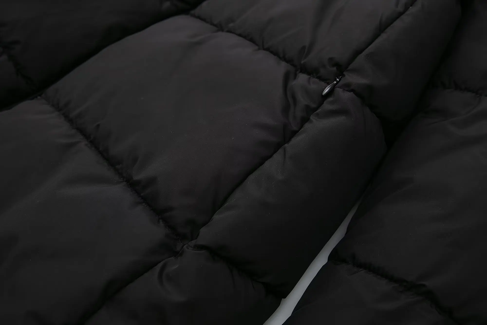 TRAF 2022 Autumn Winter Casual Woman Coat Zipper Casual Hooded Jackets Pockets Wide-waisted Warm Chic Coats Long Female Jackets