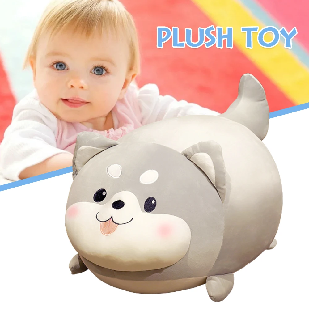 

Husky Anime Character Stuffed Toy Soft Cuddly Friends Baby Sleeping Pillow Pacify Rag Toy Comfortable for Kids Girls BM88