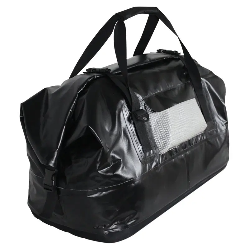 3006.7339 Dry Tech Water-Resistant Roll-Top Duffel Bag - 110 Liter, Black