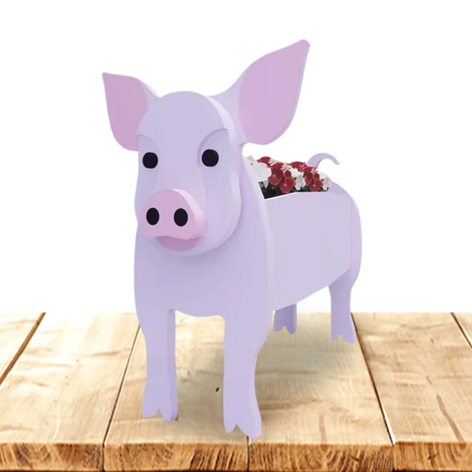 

Pet Pig Succulent Planter Outdoor Animal Flower Pot Mini Flower Seedlings Nursery Pot Planter Indoor Outdoor Modern Decorative