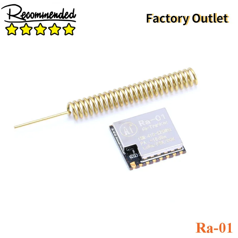 

Ra-01 SX1278 LoRa Spread Spectrum Wireless Module 433MHz Wireless Serial Port UART Interface Ra01