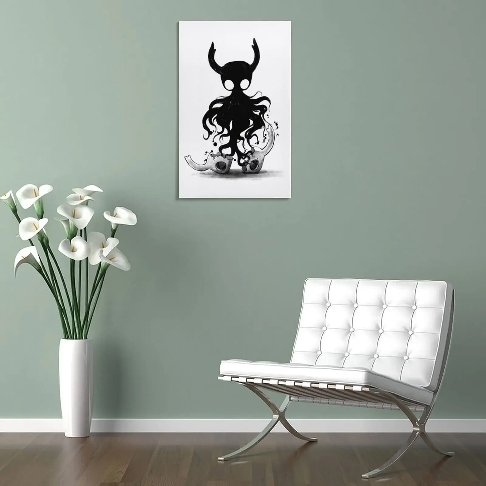 Полый рыцарь темный дух холст картина современное украшение для дома аниме декор