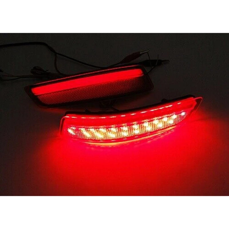 Автомобильный красный объектив отражатель заднего бампера светодиодный задний