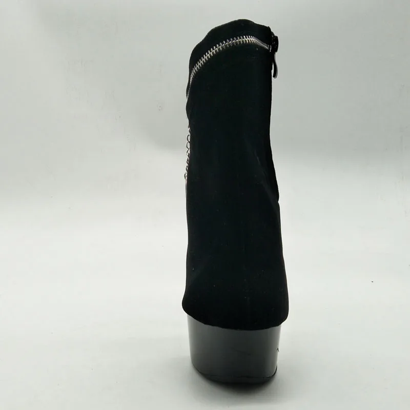 Женские замшевые ботильоны на платформе 15 см/6 дюймов шпильке с внутренней