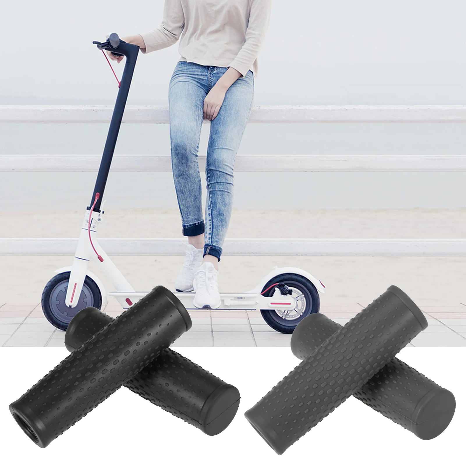 

Электрический скутер, ручки на руль, электрический скейтборд, силиконовый руль для скутера, запасные части для Xiaomi M365