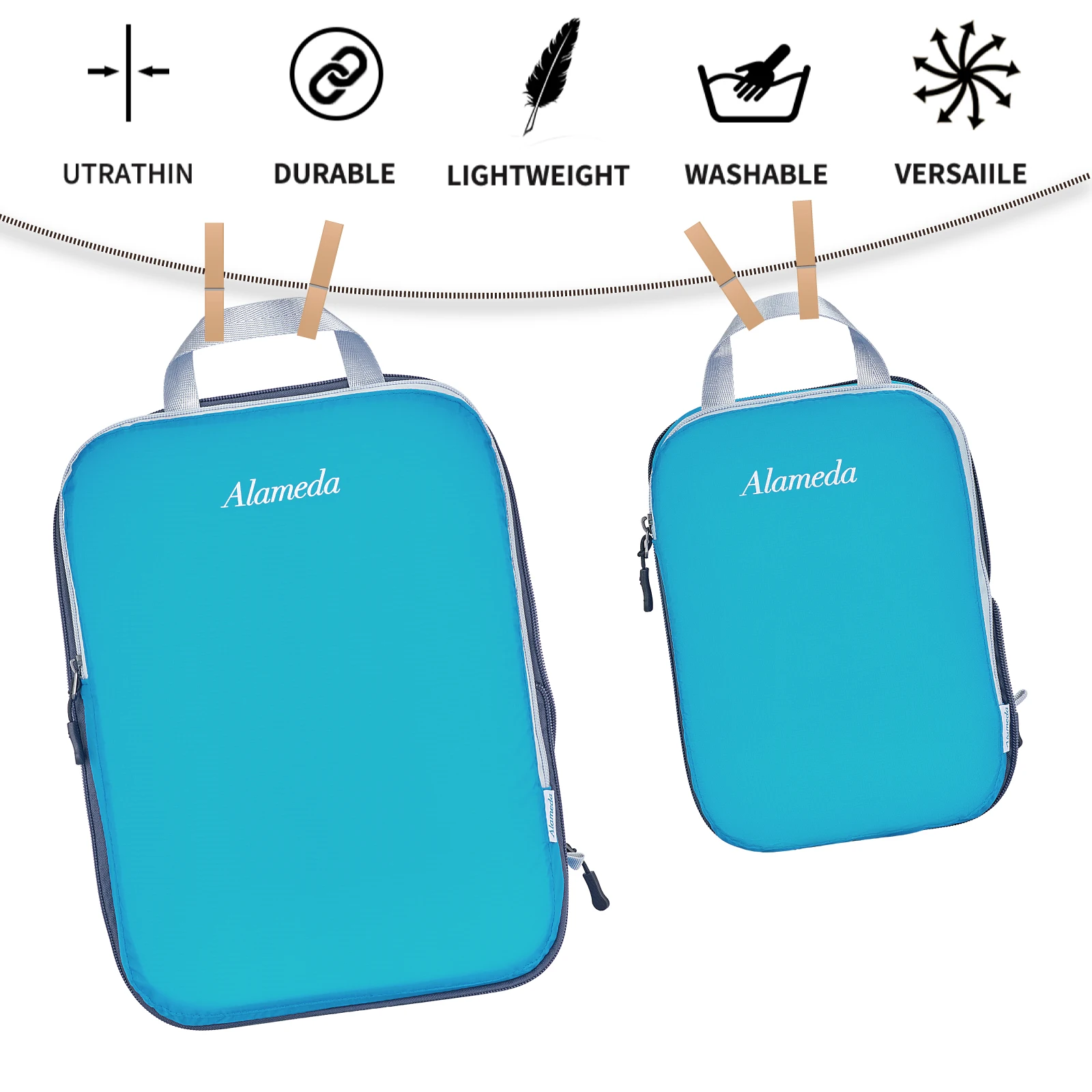 Рисунок 6 - Компрессионная упаковка Набор кубиков 6 шт. для багажа