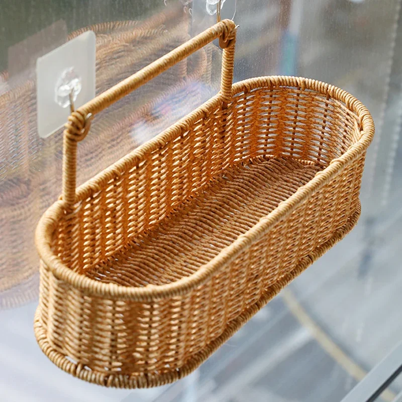 Тканый органайзер от Rotang с глиняным основанием для кухни ванной комнаты