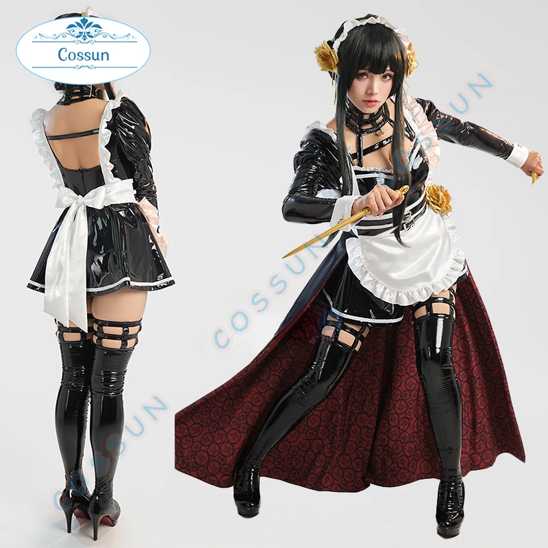 

Костюм для косплея служанки из аниме спайт×всей семьи Yor, одежда для Хэллоуина, женское аниме платье