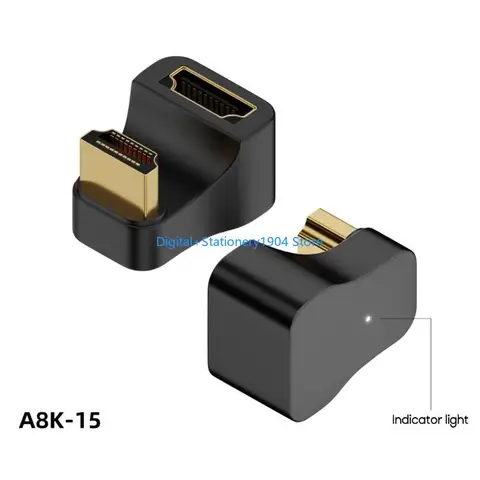 E06C HDMI-совместимый адаптер-удлинитель на 180 градусов «папа-мама»