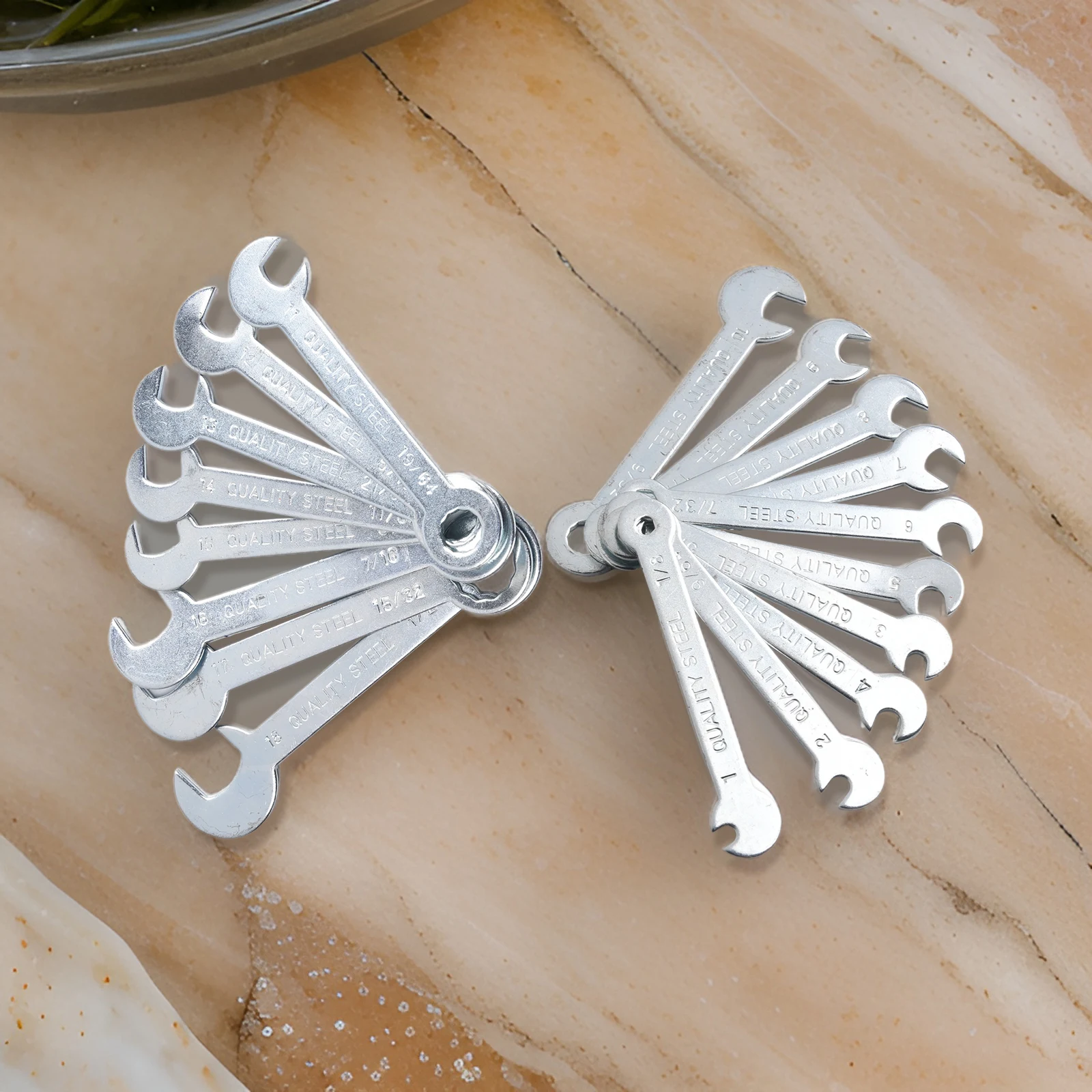 18 шт. 1-18 мм мини-коробка набор ключей открытый двойного назначения