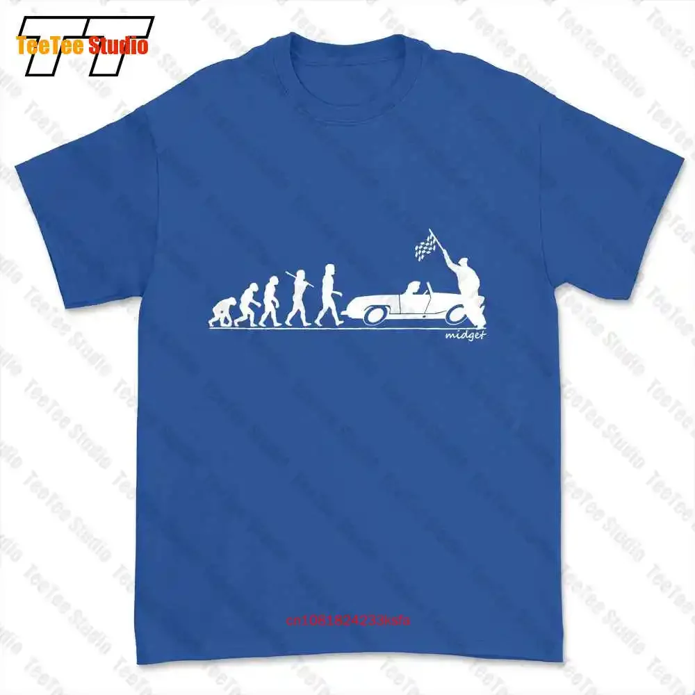 Футболка с клетчатым флагом Эволюции классическая машина Mg Midget футболка BY93