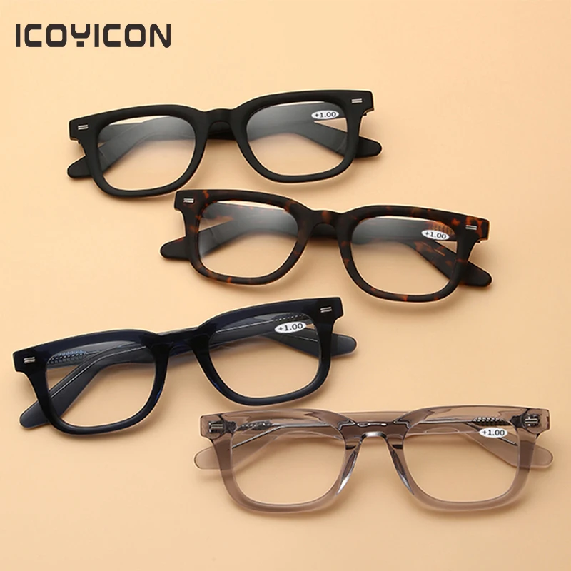 

Acetate Reading Glasses Fashion Ultralight Anti-Blue Light Presbyopic Eyeglasses Magnifying Eyewear CR-39 Resin Lenses LHBOA1182