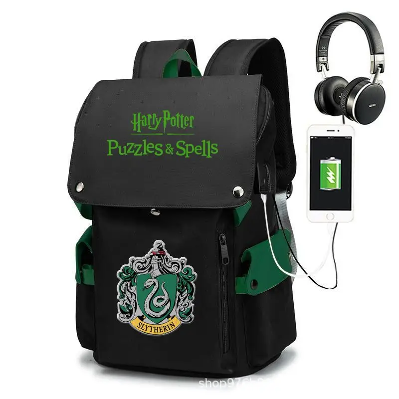 

Anime Surroundings Harriese Magician Boy Junior High School Backpack Potters Oxford Cloth Wear-resistant Quality Backpack