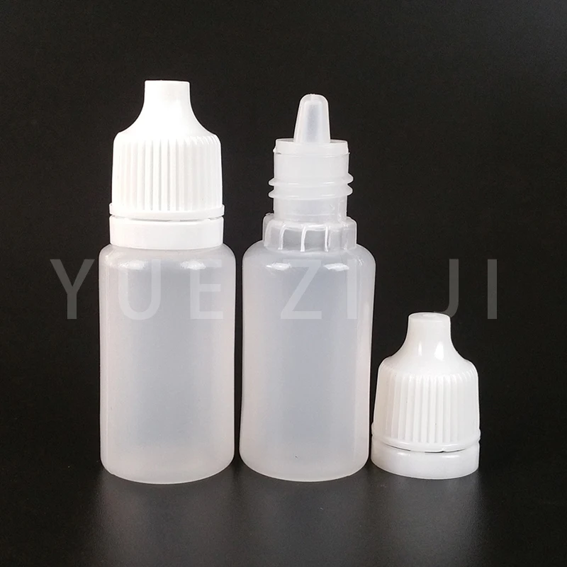 

50pcs Empty Plastic Squeezable Dropper Bottles Eye Care Liquid Dropper Sample Eyes Drop Refillable Bottle 5ML 10ML 15ML 20ML