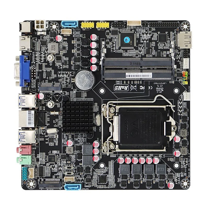 

H510 ITX Industrial Control Motherboard For 10/11 Core I7/I5/I3 CPU DDR4 2400MHZ 2 Channel Windows10 No GPU Slot