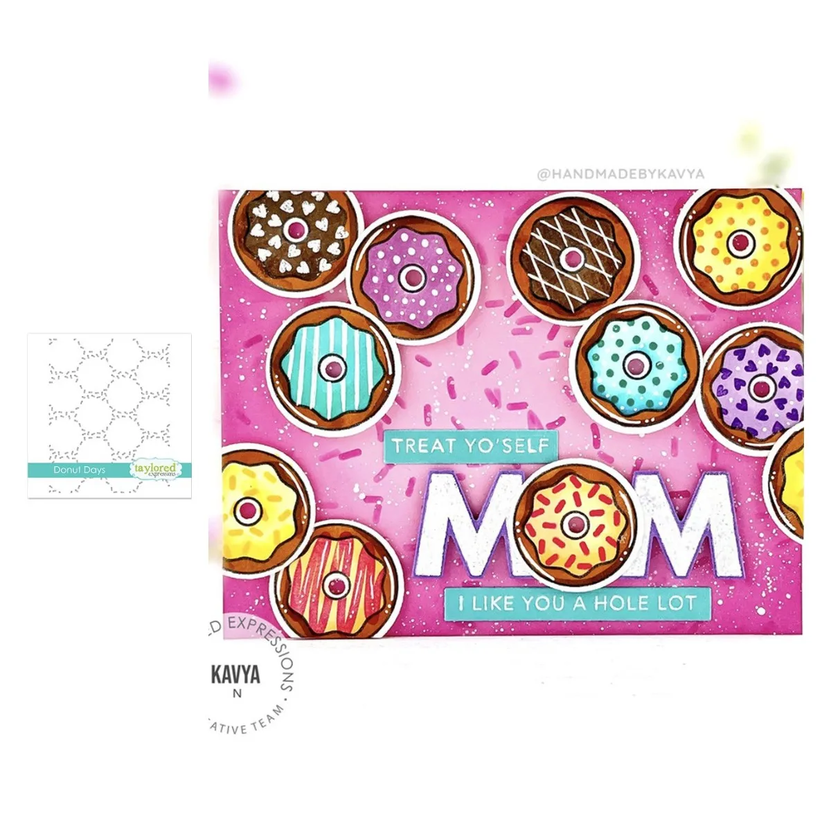 

Donut Days Handicraft Stencil for Scrapbooking Album Decoration Craft for Paper Photo DIY Greeting Card Making New