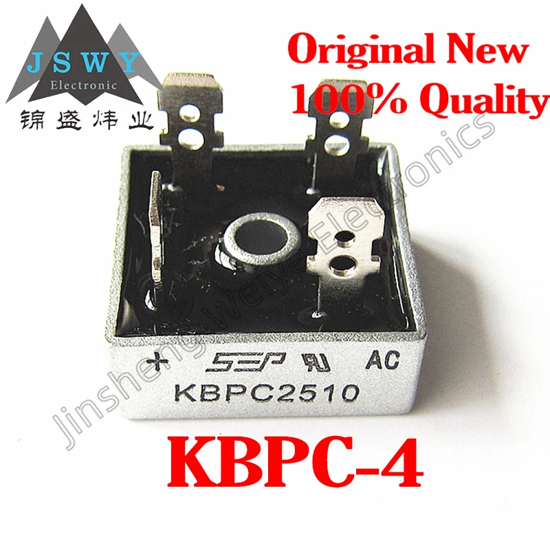 

3PCS KBPC1010 KBPC1510 KBPC2510 KBPC3510 KBPC5010 10A 15A 25A 35A 50A 1000V Diode Bridge Rectifier Free Shipping Products
