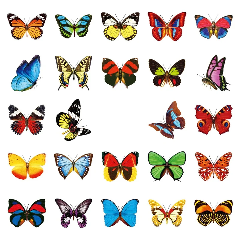 

Butterfly Window Adsorption Window Glass Adsorption Butterfly Stickers Adhesion Decorative Window Stickers With Scraper