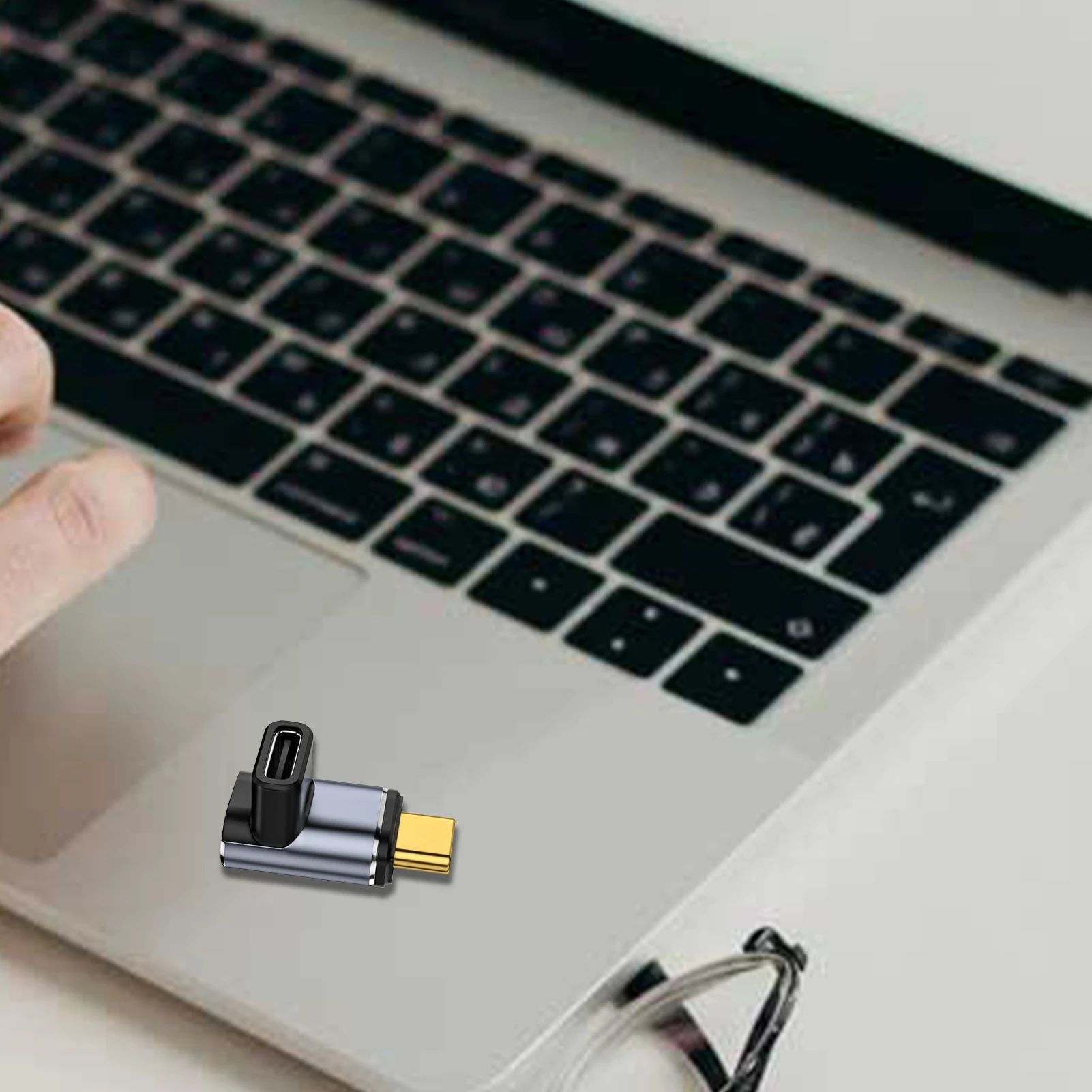 Переходник с Type C на удлинитель магнитным углом 90 градусов 24 контакта USB быстрая