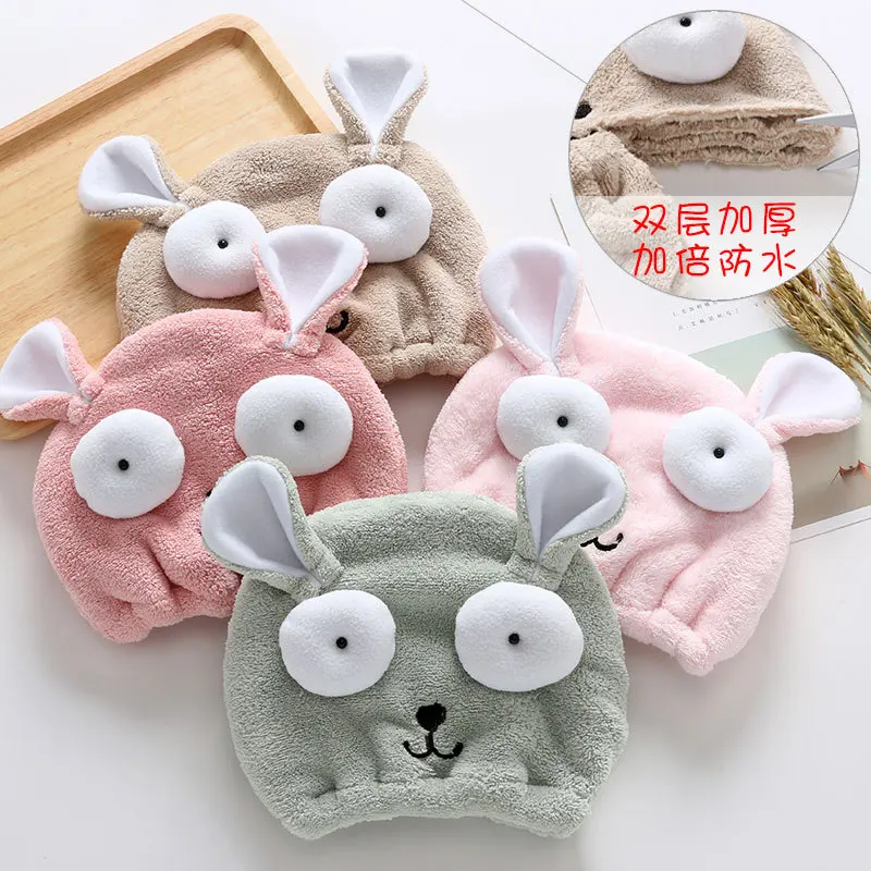 

Genshin Impact Прямая продажа от производителя креативная мультяшная повязка на голову с водопоглощающим кроличьим шампунем полотенце из коралл...