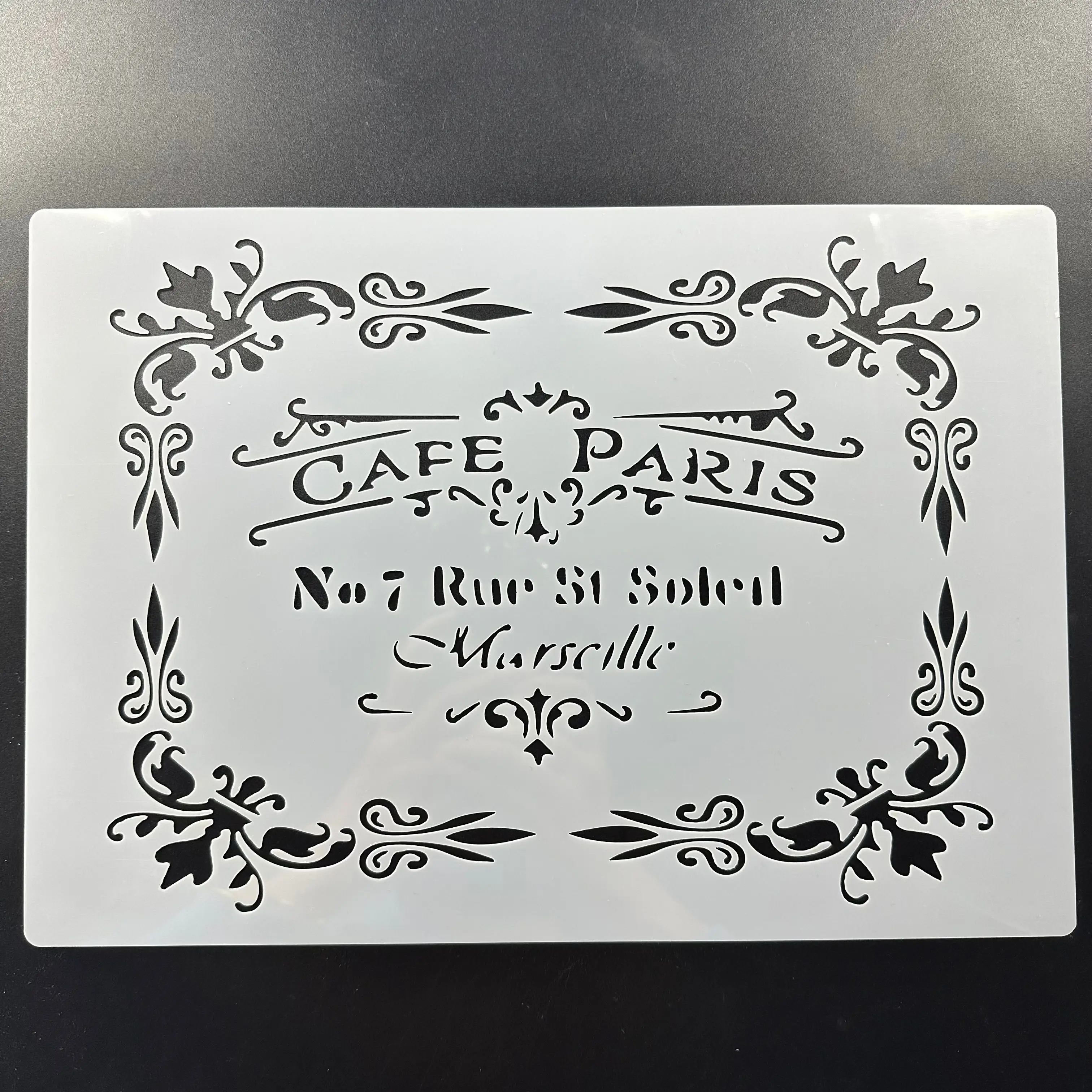 

Трафареты для рисования LouhuaMoban CAFE PARIS